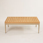 هومز طاولة قهوة ألومنيوم، بيج 120*70*26 سم image number 0