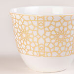 Zukhroof 28 Pieces Porcelain Tea And Coffee Set Othmani Yellow  image number 5