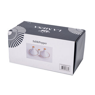 La Mesa  Salt & Pepper 2 Pieces Set Gold Plated