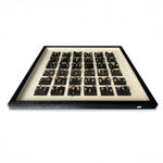 لوحة فنية جدارية هومز ظل فحمي 80*80*4 سم image number 2