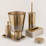 Homez Bath Canister Stainless Steel Light Gold 11 Cm image number 3