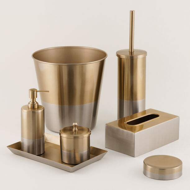 Homez Bath Canister Stainless Steel Light Gold 11 Cm image number 3