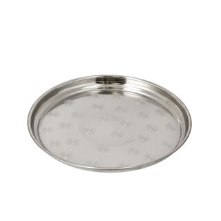 Stainless Steel Round Serving Tray