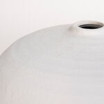 Homez off white ceramic vase 28*28*27 cm image number 3