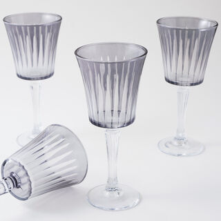 La Mesa Glass Juice Cups Set 4Pcs 290Ml, Green