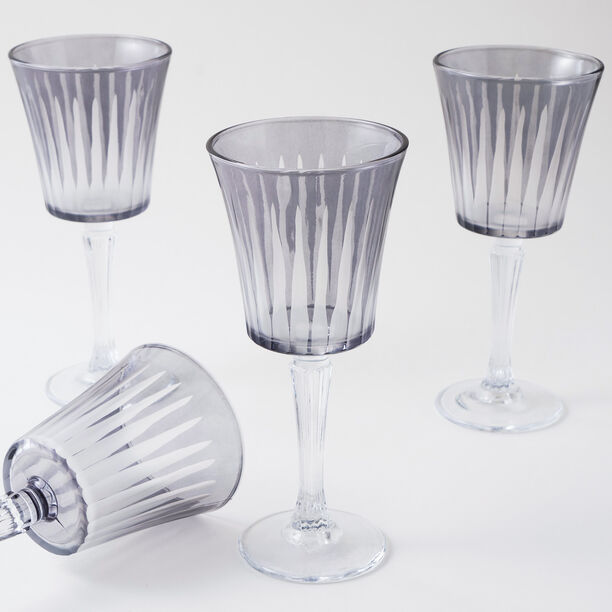 La Mesa Glass Juice Cups Set 4Pcs 290Ml, Green image number 0