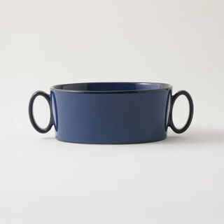 La Mesa stoneware oven to table small pot, blue 23.8*14.9*7.5 cm