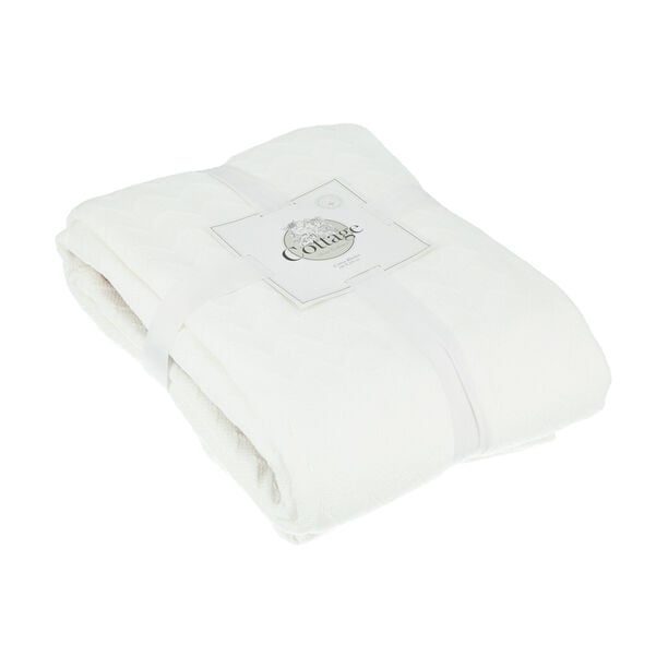 Cottage Cotton Blanket King Royal White 240X220 Cm image number 0