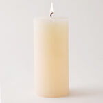 Pillar Candle Sense Rustic Ivory  image number 3