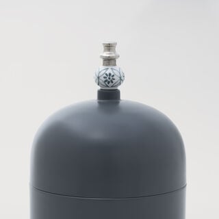 La Mesa Serving Pot, Matt Grey, 20.5 Cm