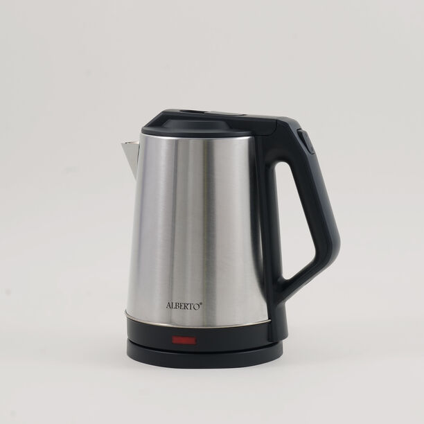 Alberto stainless steel kettle 1500w, 2L, black image number 0