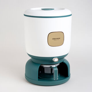 Alberto 10Kg rice dispenser grey round shape