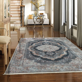 Cottage Silky Carpet Velvet Dark Grey 160X230 Cm