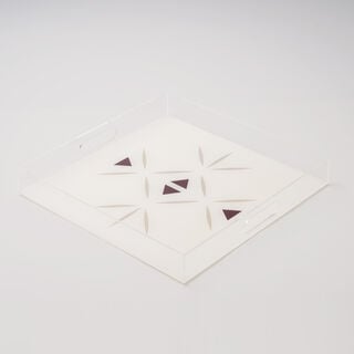 Najd Collection Dallaty Acrylic Tray 45*45*6cm