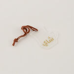 VF tag accessories acrylic gold tea tag image number 0