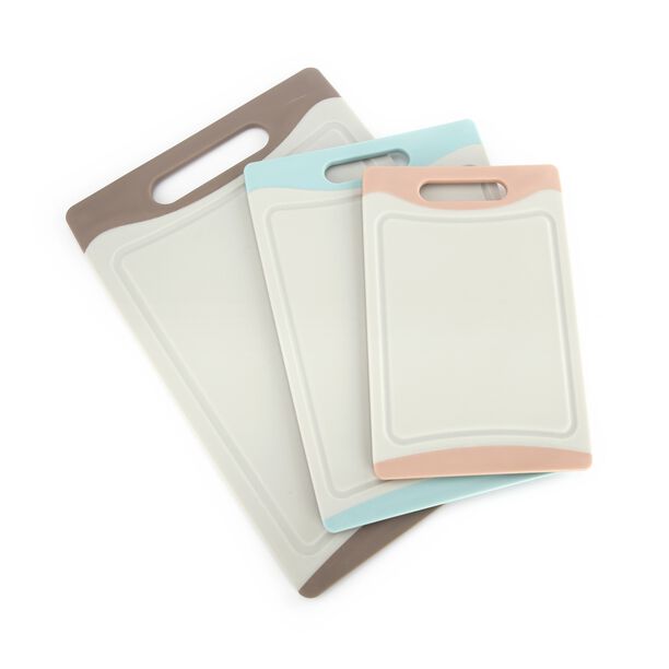 Alberto 3 Pieces Plastic Cutting Board Assorted Colors image number 0