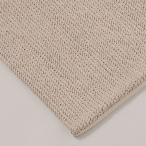 Boutique Blanche cotton square cushion cover 45*45cm, white image number 2