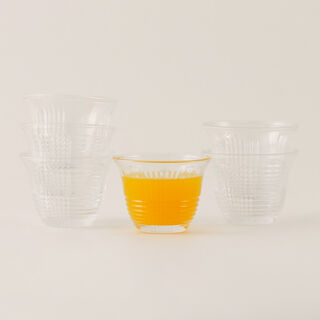Dallaty Arabic Coffee Cup Glass Set 6Pcs