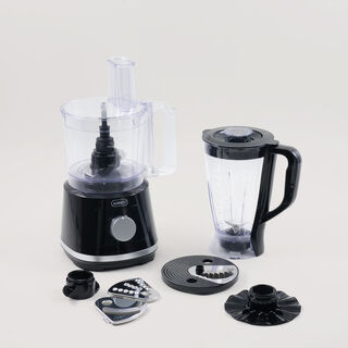 Alberto polypropylene food processor with 1.6L bowl,1.5L blender, black 800W