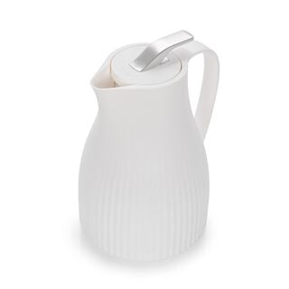 Dallety Plastic Vacuum Flask Bear White 1L