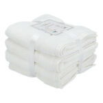 Boutique Blanche White 4 Piece Ultra Soft Hand Towel Set 50*100 Cm image number 1