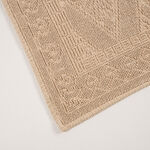 Boutique Blanche Diamond Jacquard 100% Cotton Bathmat 60*90Cm Natural image number 2