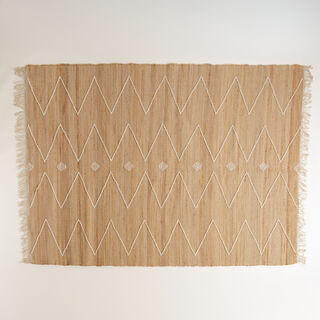 Cottage chevron jute rug 160*230