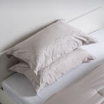 Boutique blanche 3pcs cotton embroidered comforter set super king 250*260 cm image number 4