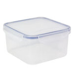 Alberto Plastic Food Saver Square Shape V:0.7L Blue Lid image number 1