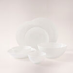 La Mesa 50 pcs opal glass dinner set white image number 0