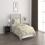 Peony gardens 2pc comforter twin orange 150*220 cm image number 0