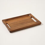 Dallaty acacia wood serving tray 2*24*36cm, brown image number 0