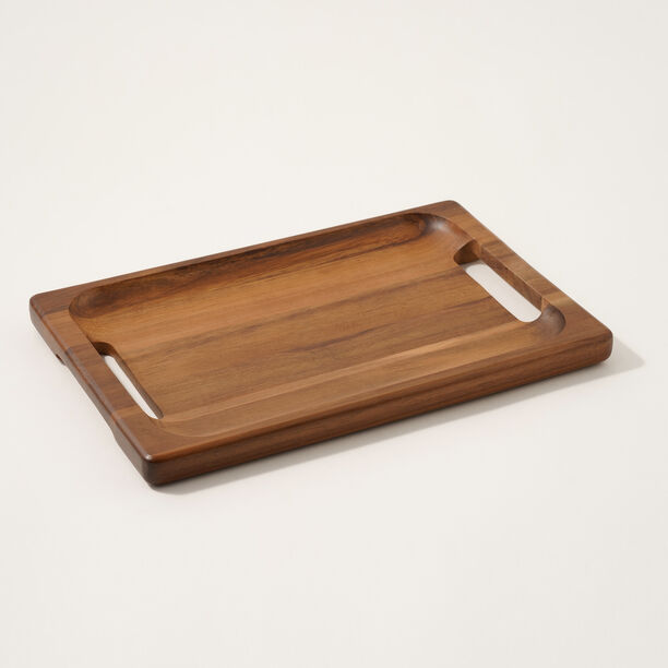 Dallaty acacia wood serving tray 2*24*36cm, brown image number 0