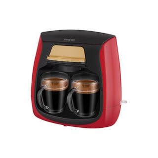 Sencor electric red coffee maker 500W, 300ml