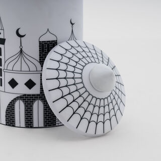 Homez Hilal Dome Decoration Item With Candle Wax, 13*14*25 cm