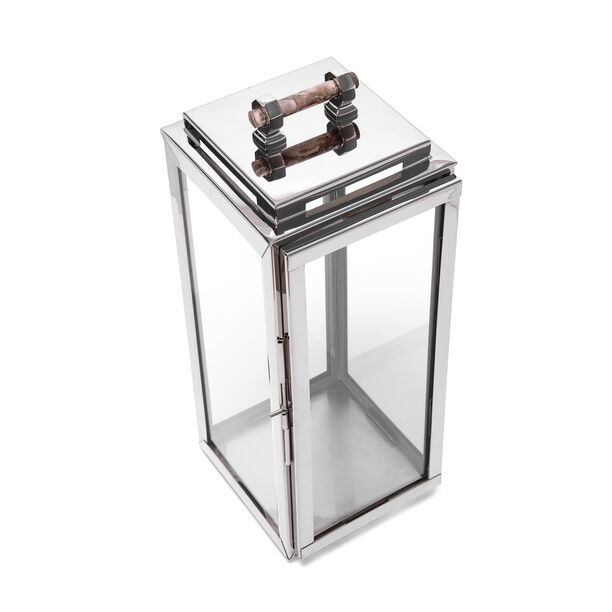 Lantern Rectangle With Petrified Handles image number 2