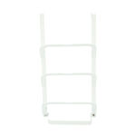 Alberto White Coated Over The Shelf Pot Cover Holder image number 1