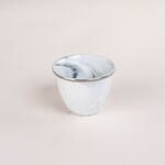 La Mesa 12 Pisces Marble Arabic Coffee Cups Silver image number 1