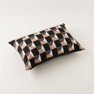 Homez Geometric Rectangular Cushion Cover, 30*45Cm