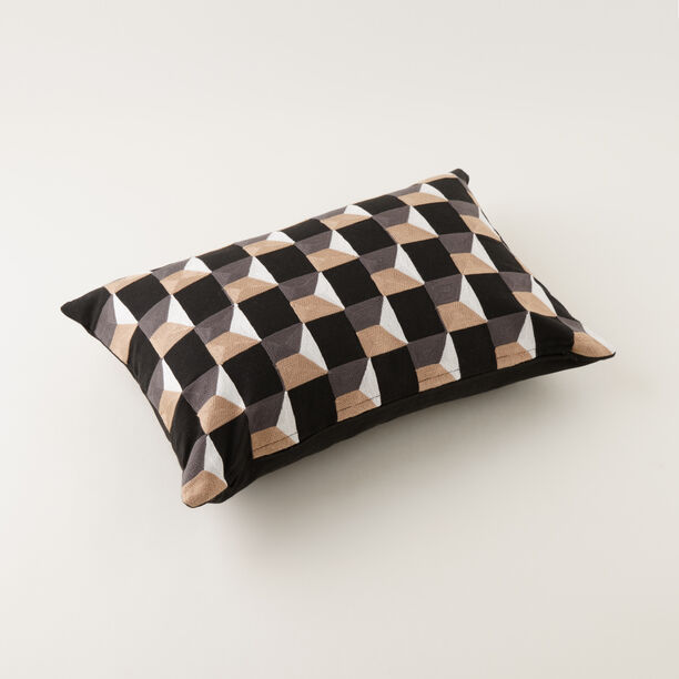 Homez Geometric Rectangular Cushion Cover, 30*45Cm image number 3