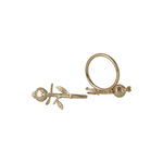 La Mesa Napkin Ring 2 Pieces Set Alloy Gold  image number 1