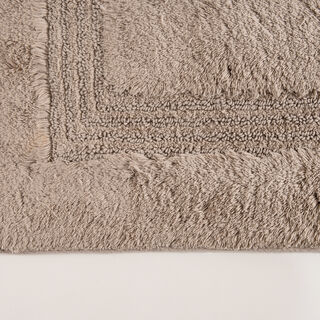 Boutique Blanche Beige Bathmat, 60*90 Cm