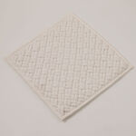 Boutique Blanche cotton square cushion cover 45*45cm, white image number 1