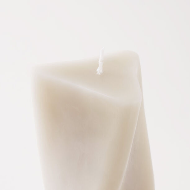 Homez candle spiral triangle shape 19.5cm, white image number 2