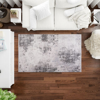 Cottage Carpet Silky Velvet 160X230 Cm Modern Beige L Black
