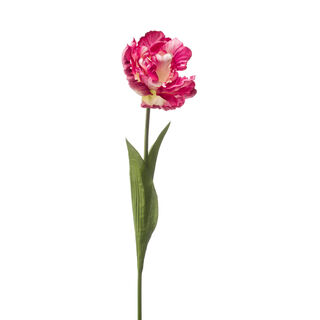 Homez single artificial flower tulip , pink 11*11*66cm