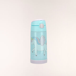 Unicorn print stainless steel water bottle 350ml
