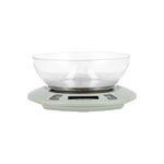 Alberto digital white kitchen scale 5kg with bowl image number 1