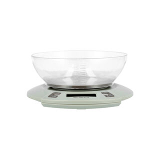 Digital Kitchen Scale with Bowl 5Kg White Color