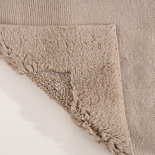 Boutique Blanche Beige Bathmat, 60*90 Cm